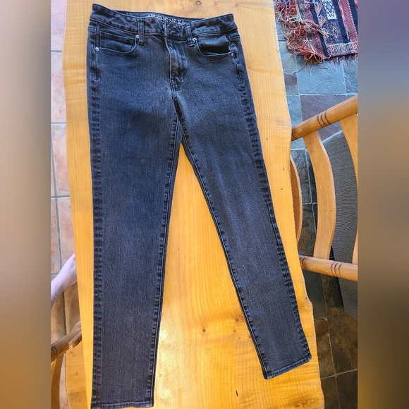 FADED Black SKINNY LEG Jeans - Picture 2 of 6